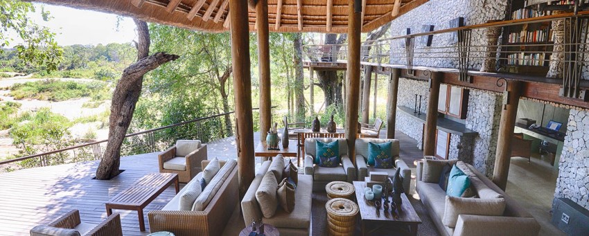Dulini Leadwood Camp Deck - www.photo-safaris.com