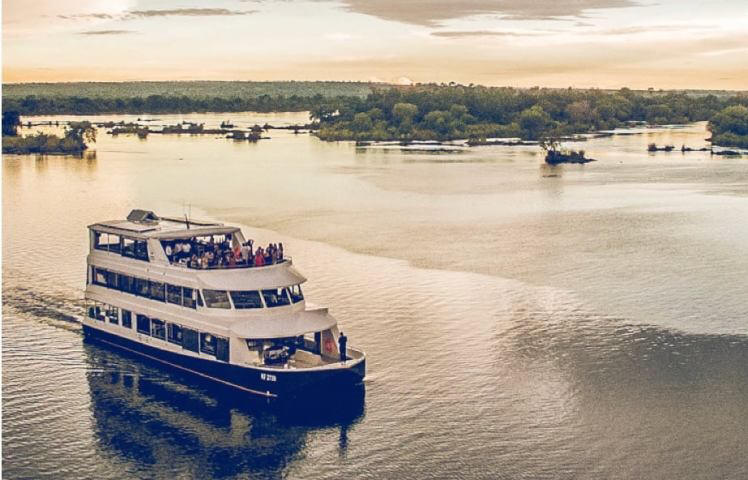Zambezi Explorer cruising the Zambezi River